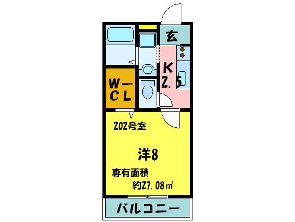 コスモスの丘の物件間取画像